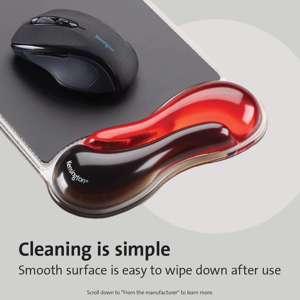 Kensington Duo Gel Mouse & Keyboard Wrist Rest Bundle Set, Ergonomic Keyboard and Mouse Pad With Wrist Support, Keyboard Wrist Rest, Computer Keyboard