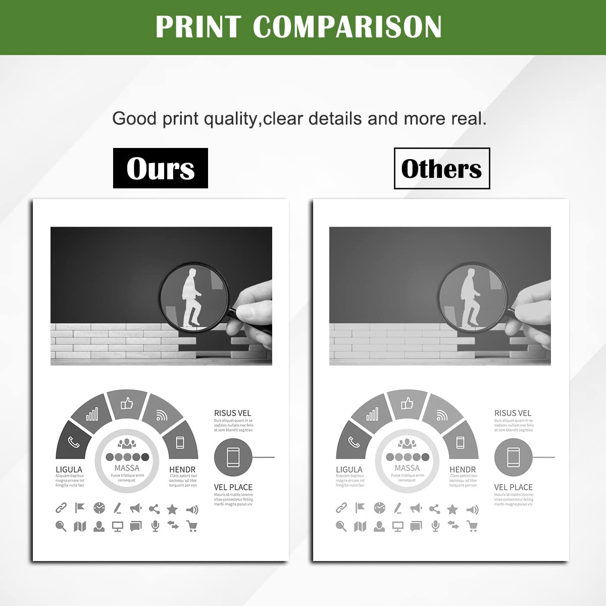 GREENPRINT 2 Black Compatibe Toner Cartridges 3260 3215 3225 3052 High Capacity 3000 Pages 106R02777 for Printers Xerox Phaser 3052 3260 3260DI