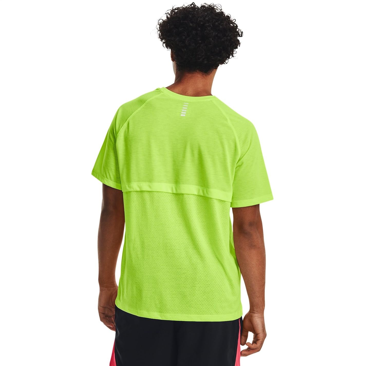 Under Armour Streaker Short Sleeve Lime Surge/Lime Surge/Reflective LG