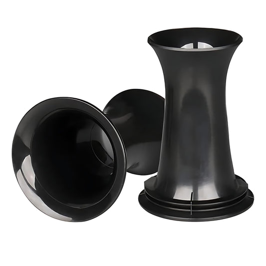 2Pcs Speaker Port Tube, 100mm x 160mm Subwoofer Bass Reflex Tube Woofer Port Tube Vent, for Car DJ Speaker HiFi Home Theater Professional Audio Woofer