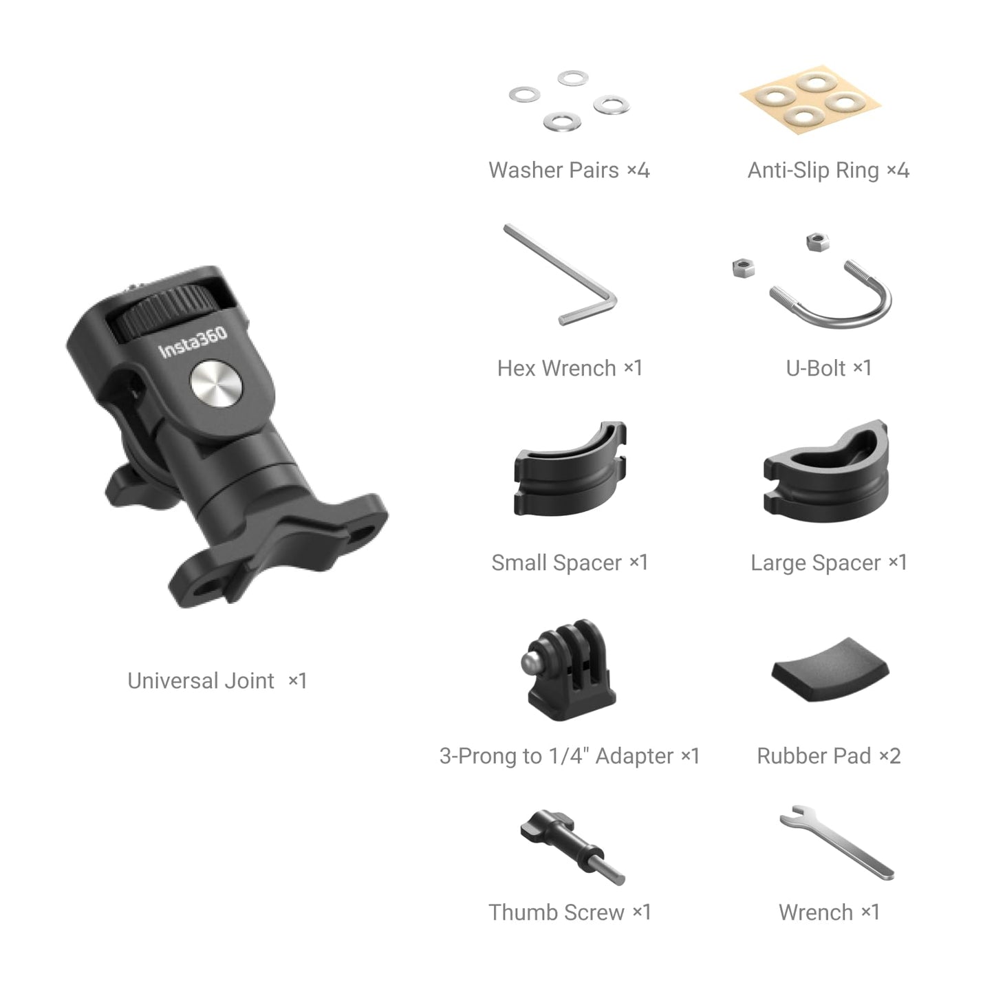 Insta360 Motorcycle U-Bolt Mount
