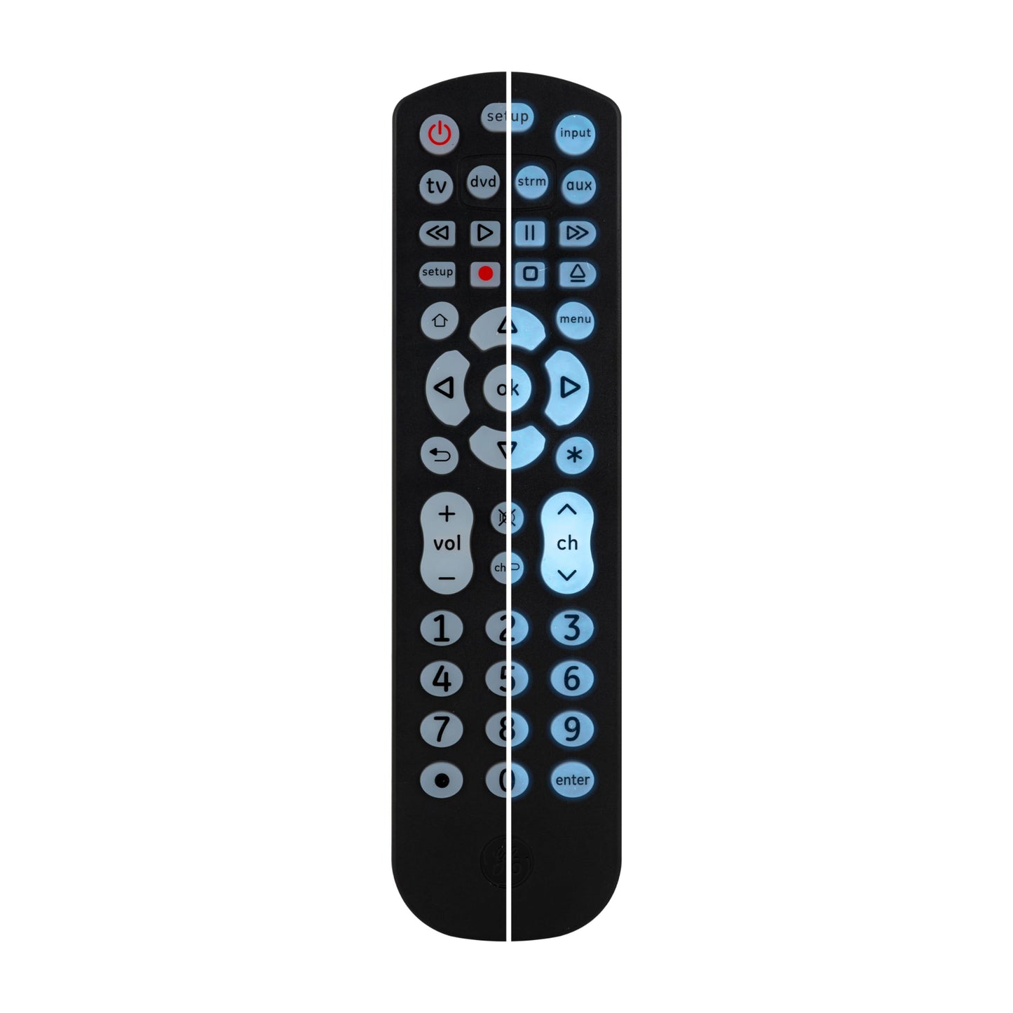 GE Backlit Buttons Universal Remote Control, Samsung TV Remote Control Replacement, Samsung Remote Control for Smart TV, Roku Remote Replacement