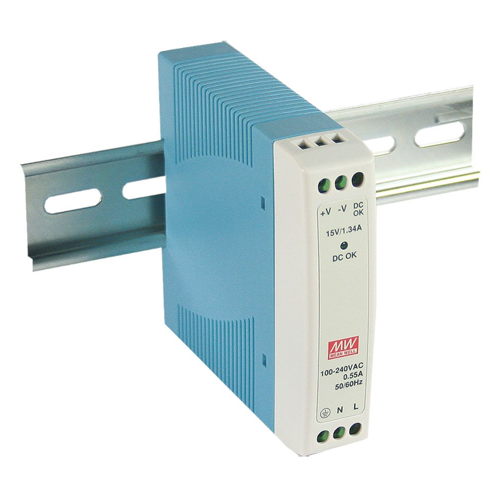 MEAN WELL MDR-10-5 AC to DC DIN-Rail Power Supply 5V 2 Amp 10W