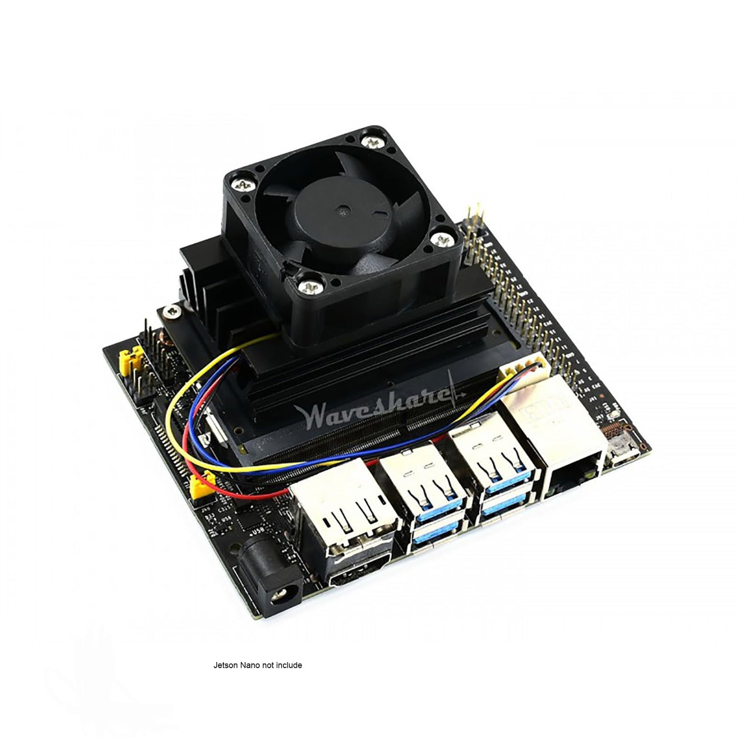 Coolwell Dedicated Cooling Fan for Jetson Nano PWM Adjustment Strong Cooling Air Brushless Fan 4PIN Reverse-Proof Connector