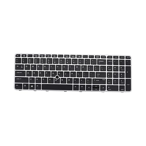 New Keyboard Replacement for HP Elitebook 850 G3 ZBook 15u G3, 821157-001 821195-001 836623-001 SN9145BL 831-00323-00A with Backlit