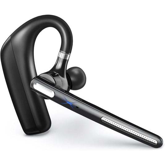 Bypeanis Bluetooth Headset, Wireless V5.4 Bluetooth Earpiece with Dual Noise Cancellation Mic with iPhone and Android, 110H Talktime Hands-Free
