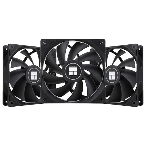 Thermalright TL-C12C X3 CPU Fan 120mm Case Cooler Fan, 4pin PWM Silent Computer Fan with S-FDB Bearing Included, up to 1550RPM Cooling