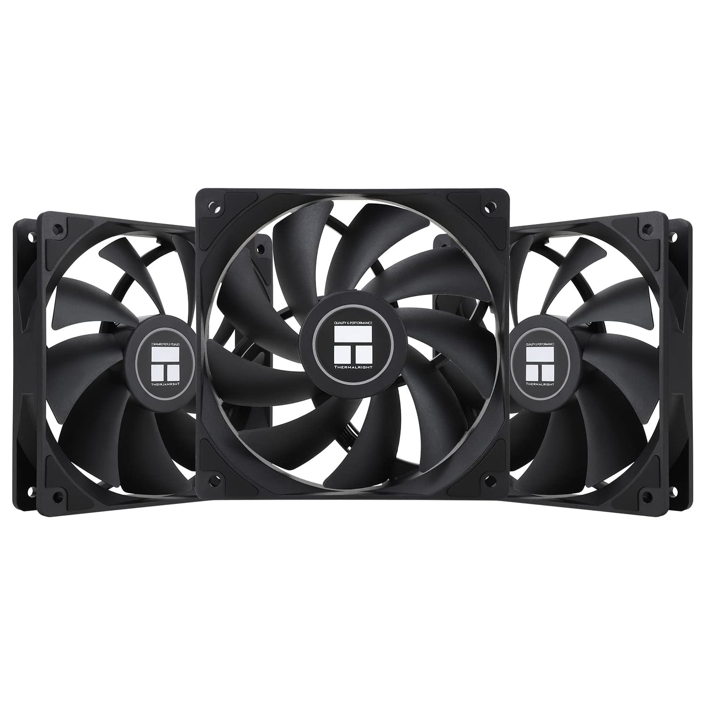 Thermalright TL-C12C X3 CPU Fan 120mm Case Cooler Fan, 4pin PWM Silent Computer Fan with S-FDB Bearing Included, up to 1550RPM Cooling