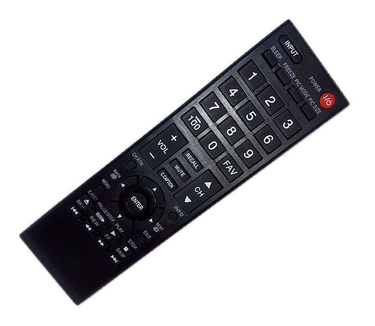 Replaced Remote Control Compatible for Toshiba 55G310U 19C1D 24L4200U 32L1350 40FT1U LED HDTV TV