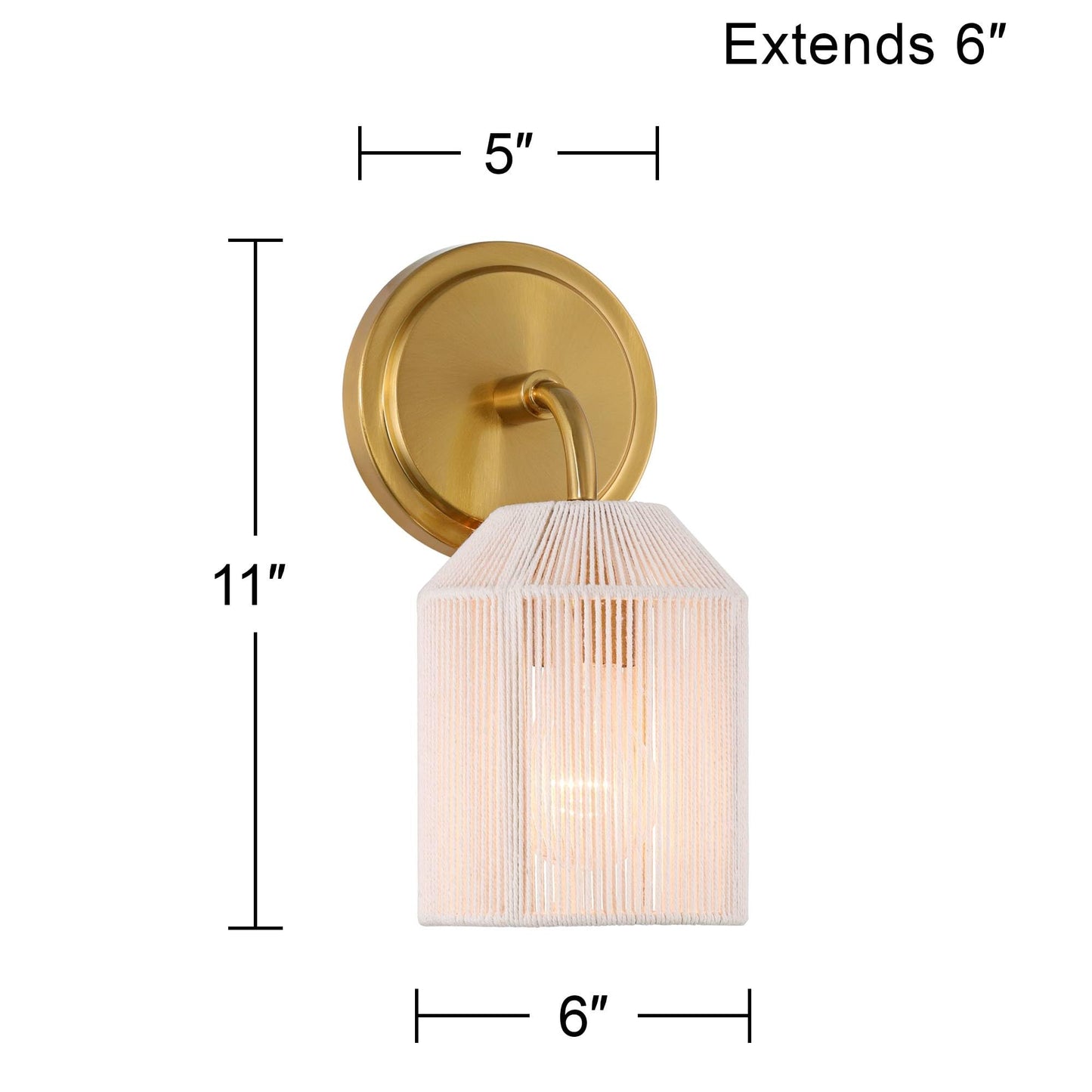 Possini Euro Design Jacob 11" High Modern Wall Sconce Light Lamp Fixture Mount Bathroom Bedroom Bedside Living Room Hardwired Cordless Gold Natural