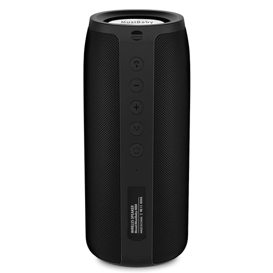 Bluetooth Speaker,MusiBaby M88 Speakers,Dual Pairing, Bluetooth 5.3,Loud Stereo Sound,Booming Bass,30H Playtime for Home& Outdoor Party,Beach,Portable
