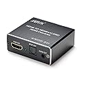 4K x 2K HDMI Audio Extractor Splitter, HDMI Audio Converter Adapter Support Ultra HD 4K Toslink Optical Audio Output and 3.5mm with Optical Fiber