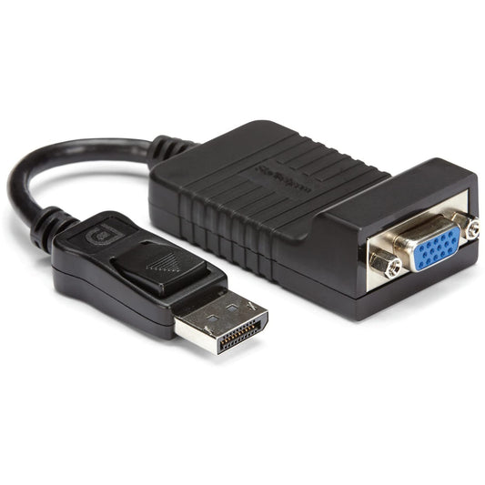 StarTech Active DisplayPort to VGA Adapter, 1080p, DP 1.2, Dongle (DP2VGA)