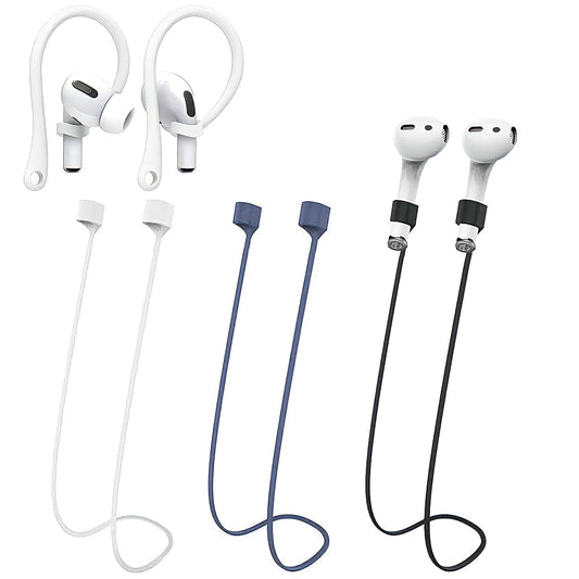 Magnetic Anti-Lost Straps for AirPods, Colorful Soft Silicone Sports Lanyard, Ear Hooks and Neck Rope Cord for AirPod, Wireless Headphones Anti-Lost