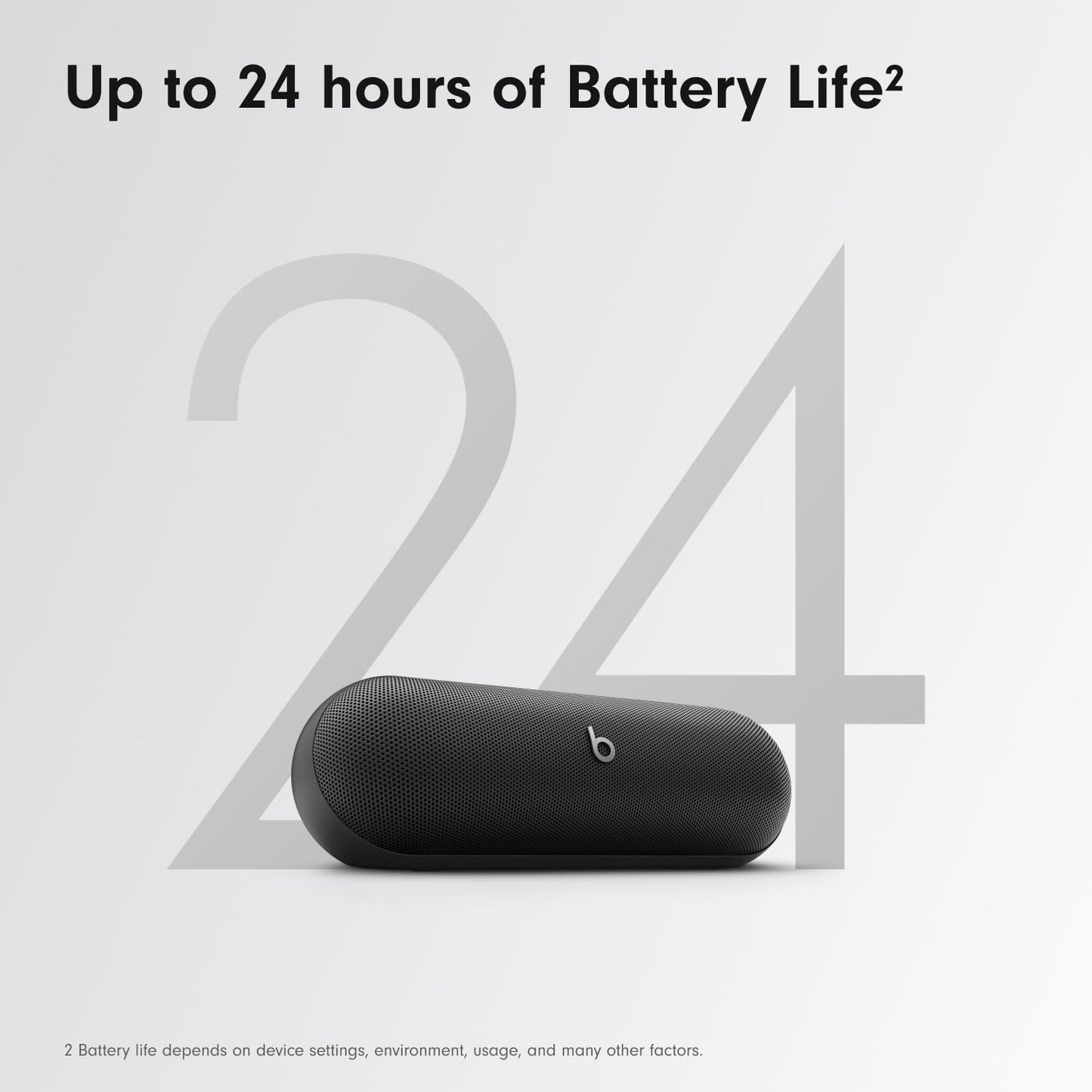Beats Pill - Bluetooth Speaker and Portable Wireless Charger via USB-C - Up to 24 Hours Battery Life, IP67 Water Resistant, Apple & Android