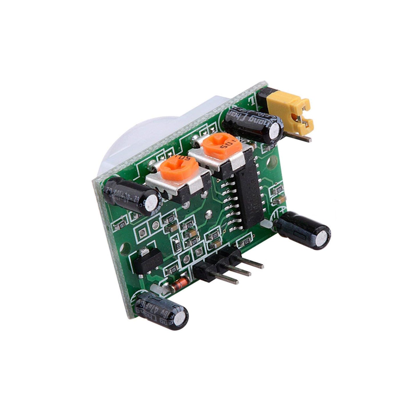 KEAcvise 3 Pieces HC-SR501 PIR Motion Sensor Module, Human Body Infrared Detector for Arduino & Raspberry Pi, 4.5-20V DC