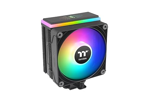 Thermaltake ASTRIA 200 ARGB CPU Cooler, Compatible with Latest Intel LGA 1851/1700 and AMD AM5 CPU, Single Tower, 210W TDP Cooling Power