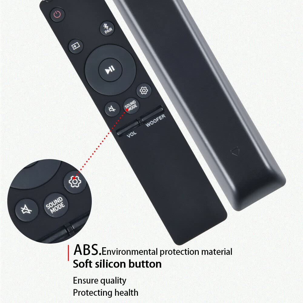 NTQinParts Replacement Soundbar Remote Control Controller for S?msung HW-B450 HW-B450/ZA 2.1ch Soundbar System
