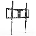 Mount-It! Tilting TV Wall Mount Bracket for 42-80 Inch TVs | Universal TV Mount with Low Profile Design, Supports 110 lbs | Quick Release Lock | Fits