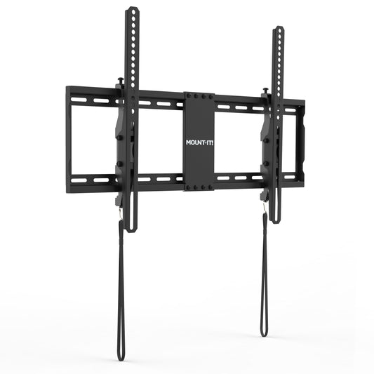 Mount-It! Tilting TV Wall Mount Bracket for 42-80 Inch TVs | Universal TV Mount with Low Profile Design, Supports 110 lbs | Quick Release Lock | Fits