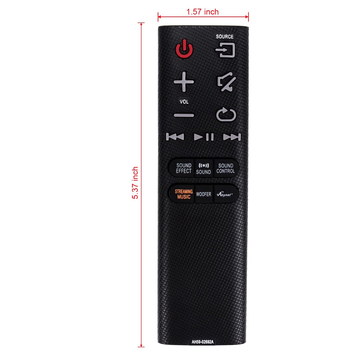 New AH59-02692A Replaced Remote Fit for Samsung Soundbar HW-J7500 HW-J7501 HW-J8500 HW-J8501 HW-J650 HW-J651 HW-J6500 HW-J6501 HW-J8500R HW-J8501R