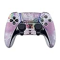 MightySkins Skin Compatible with PS5 DualSense Edge Controller - Rainbow Zebra Heaven | Protective, Durable, and Unique Vinyl Decal wrap Cover | Easy