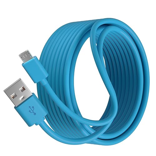 SCOVEE 6ft Long PS4 Controller Charging Cord for Xbox One Controller,Dual Shock 4,Charge and Play Wire, Micro USB Fast Charger Data Sync Cable