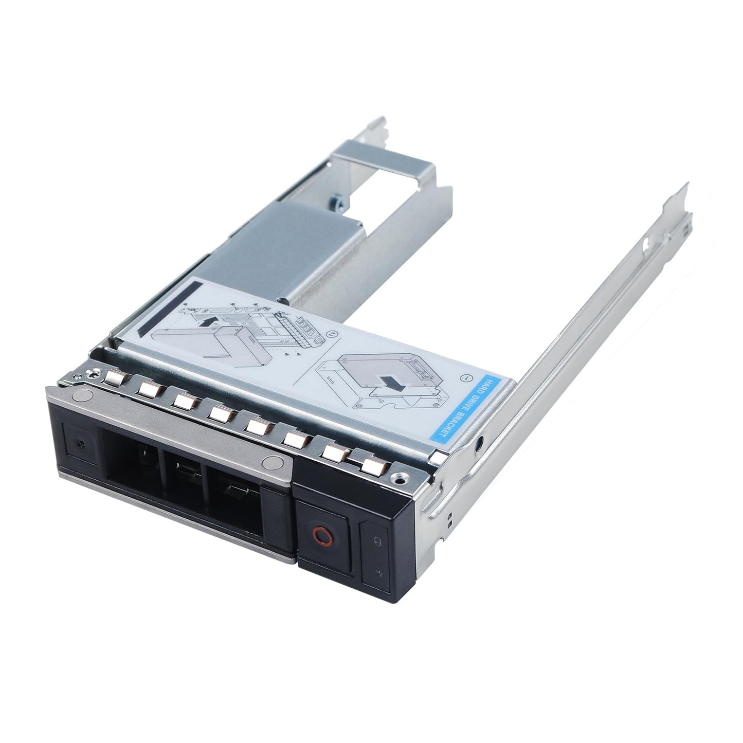 2.5 to 3.5 Hard Drive Adapter SSD, 3.5 Hard Drive Tray Caddy X7K8W 0X7K8W Y796F 0Y796F with 2.5 HDD Adapter Compatible for Dell PowerEdge