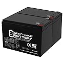 Mighty Max Battery ML15-12 - 12V 15AH SLA Battery - Pack of 2