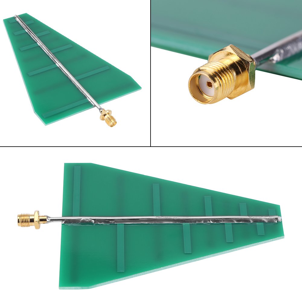 UWB Ultra Wide Band 1.35GHz-9.5GHz Log-Periodic Directional RF Antenna with SMA Connector