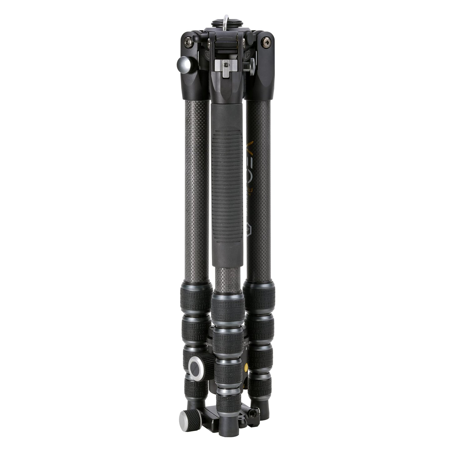 Vanguard VEO3T265HCBP Carbon Fiber Travel Tripod with Ball Head, Removeable Pan Handle, and Quick Shoe with Built-in Smartphone Holder