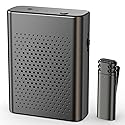 Wireless Voice Amplifier with Wireless Lavalier Microphone, PA System, Portable Speaker and Cordless Omnidirectional Microphone for Teachers