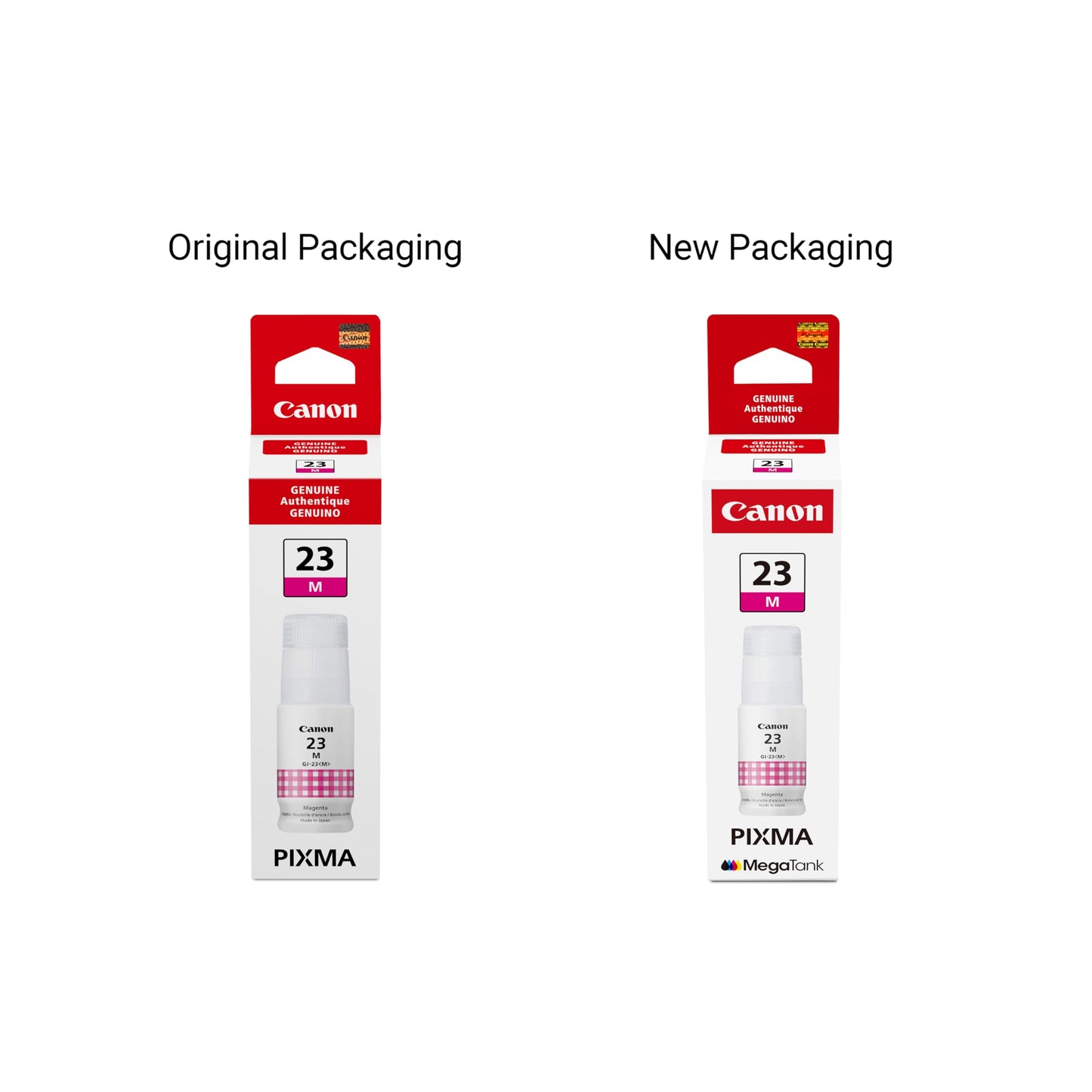 Canon GI-23 Genuine Magenta Ink Bottle, Compatible with Megatank G620 Printers