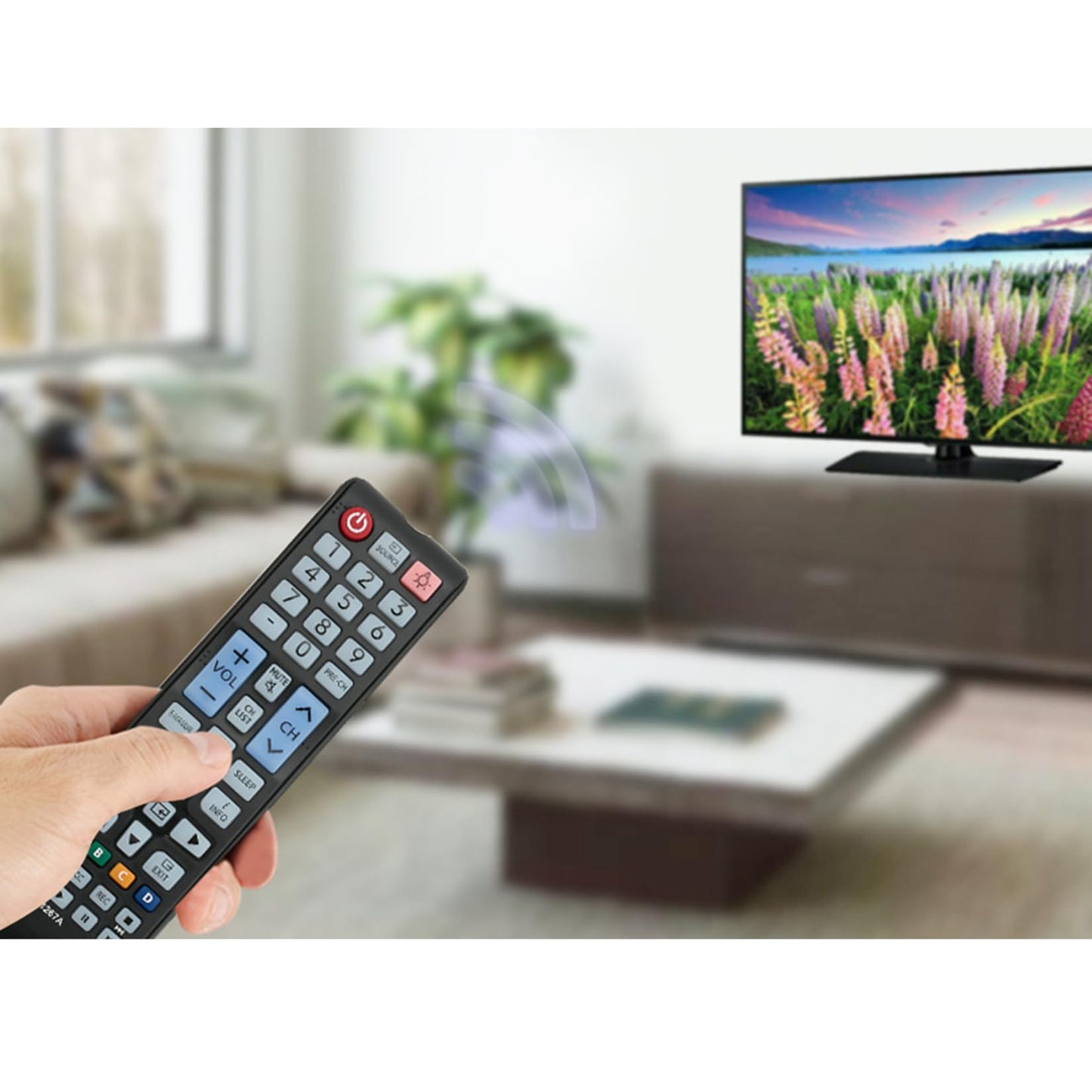 BN59-01267A Replaced Remote fit for Samsung TV UN32M5300 UN40M5300 UN43M5300 UN49M5300 UN50M5300 UN32M530 UN32M530D UN24M4500A UN28M4500A UN32M4500A