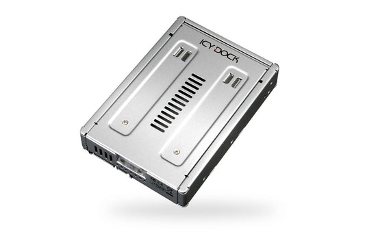 ICY DOCK Enterprise Full Metal 2.5" to 3.5" SAS / SATA (22pin) HDD & SSD Converter / Mounting Kit for Internal 3.5" Drive Bay | EZConvert Pro