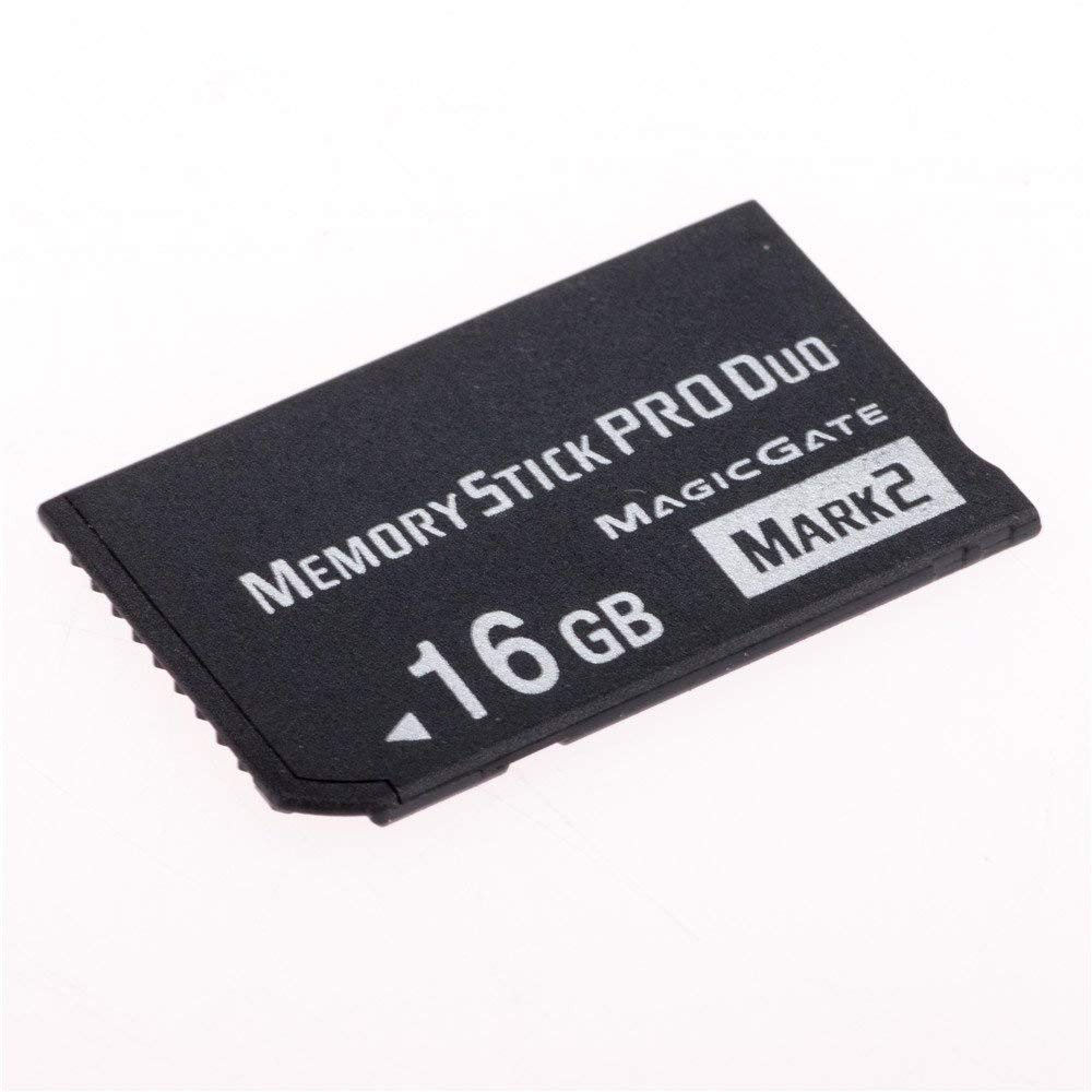 Original 16GB Memory Stick Pro Duo MARK2,High-Speed Memory Stick Duo Compatible with PSP1000 2000 3000 Accessories and Digital Camera Memory Cards