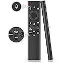 Voice Replacement Remote Control for All Samsung TV, Compatible for All Samsung TV Crystal UHD/Neo QLED/OLED/The Frame 4K 8K Smart TVs, 4 Shortcut