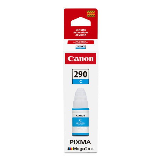Canon GI-290 Genuine Cyan Ink Tank, Compatible with Megatank G4200, G3200, G2200, G1200, and G4210 Printers