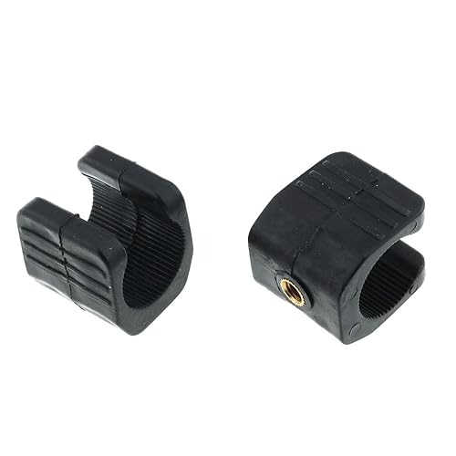 E-outstanding Flashlight Mounting Bracket 2PCS U Shaped Clip Mount Clamp for Tripod Monopod, Bicycle Torch Grip Stand Outdoor Travel Light Lamp Holder