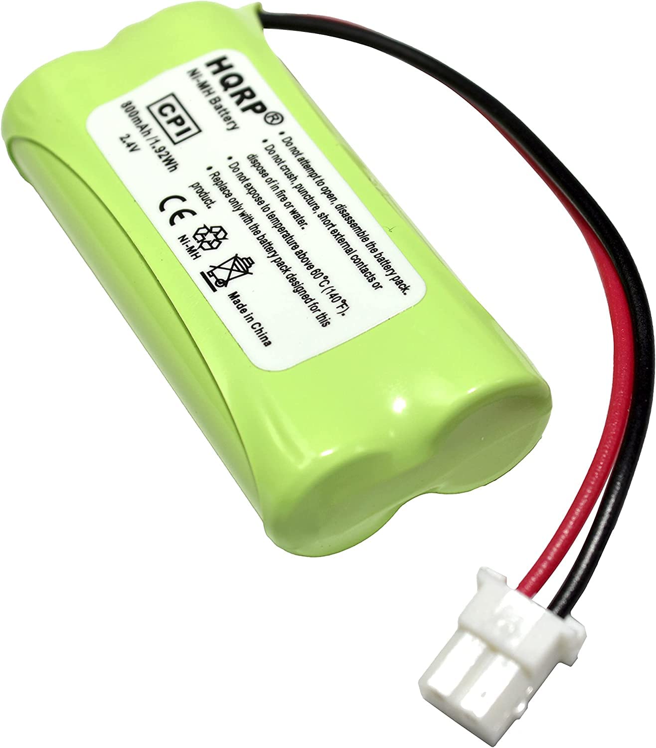 HQRP Cordless Phone Battery Compatible with VTech BT166342 / BT266342 CL84100 CL84200 CL84250 CL84300 CL84350 CL82203 CL82353 CL82453 CL82553 CL80111