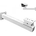GledeYeTec 13.8" Alloy Security Camera Mount Bracket - 180° Adjustable Indoor/Outdoor Wall Ceiling Holder with Cable Management for CCTV/IP