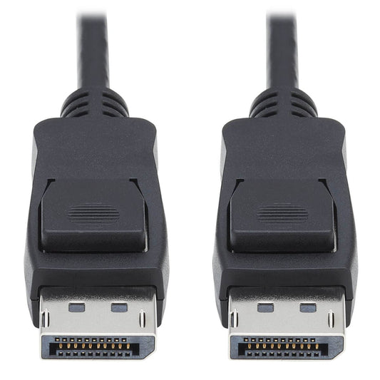 Tripp Lite High Speed DisplayPort Cable, DP 1.4 Cable with Latching Connectors, 8K High-Definition Video @ 30Hz, HDR, 4:2:0, HDCP 2.2 (M/M) 6 Feet