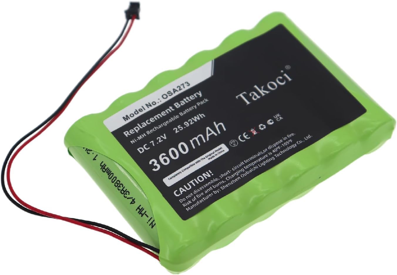 Replacement Battery for ADT SCW9057G-433 ADT Impassa Wireless Alarm Systems DSC Impassa SCW9055 SCW9057 Self-Contained 2-Way Wireless Security System