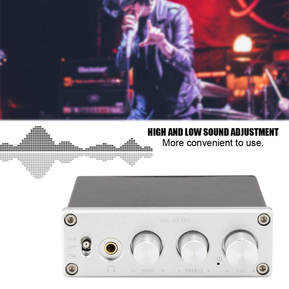 Digital to Analog Audio Converter, SPDIF TOSLINK Optical Fiber/Coaxial to Analog L/R + 3.5mm Jack Stereo Adapter DAC Decoder for, for for -ray Player