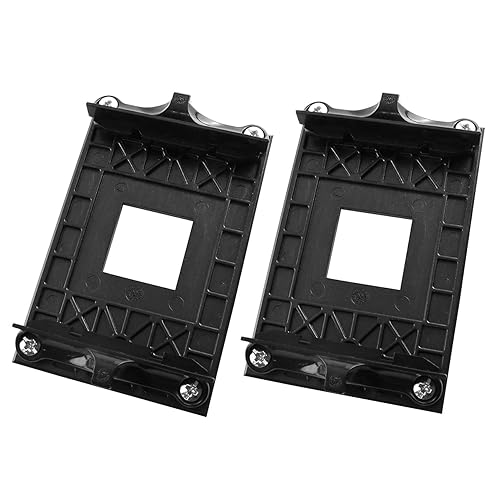 AXLIZER AM4 mounting Bracket 2Sets CPU Cooler Fan Heatsink Motherboard Retention Mounting Bracket for AM4 B350 X370 A320 X470 Black