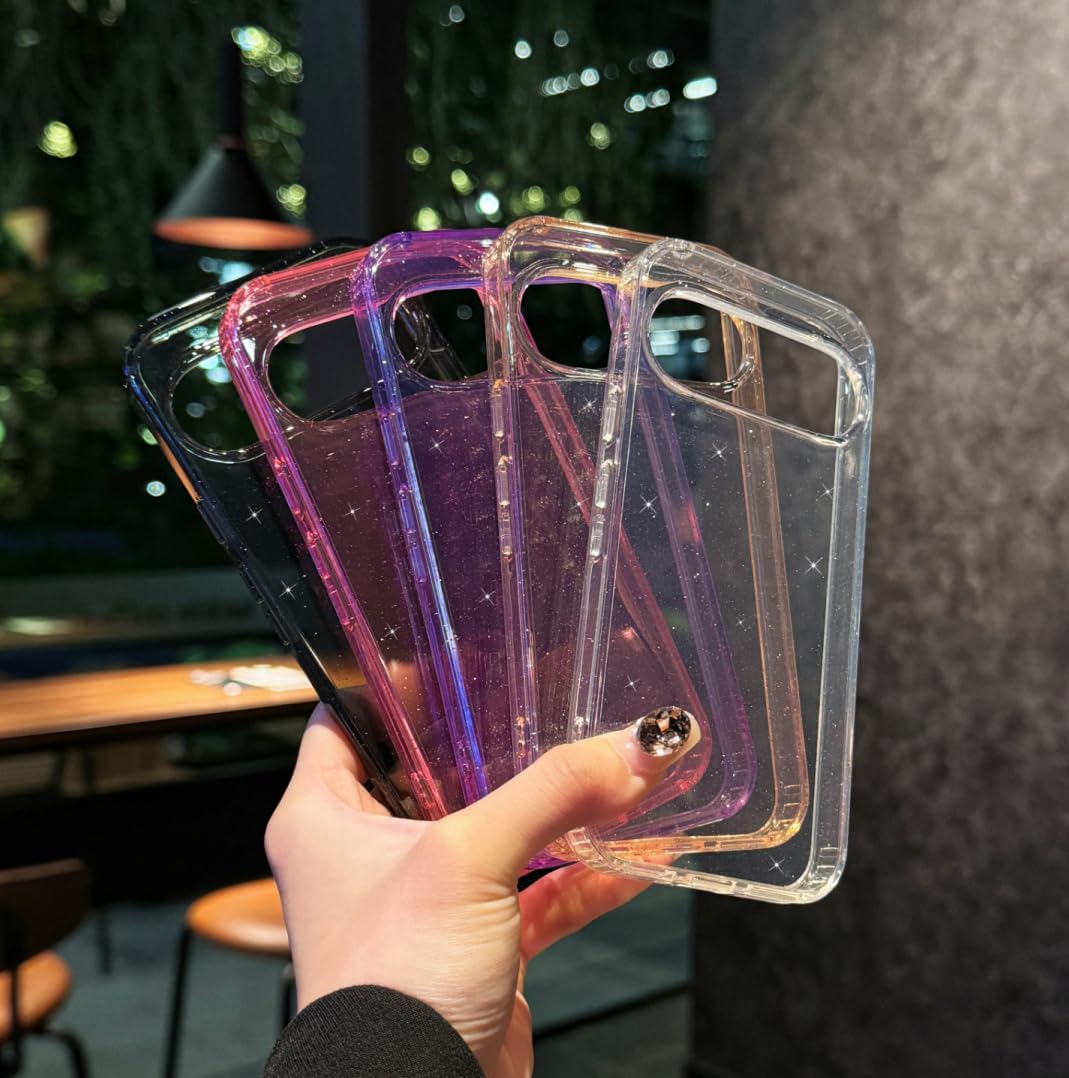 Magnetic for Google Pixel 10 Pro XL Case Women, [Holographic Iridescent Color Changing Effect] Fashion Slim Cute and Unique Matt Protective Phone
