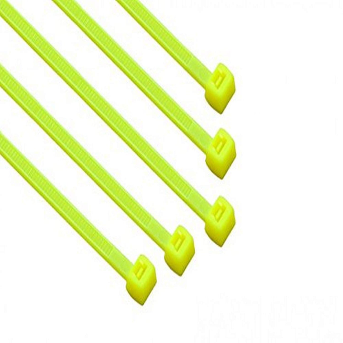 8-in 100-Pack, 75-lb, Yellow, Standard Nylon Cable Tie