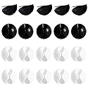 20-Pack Adhesive Cable Clips - Simple Wire Organizer Holders for Desk, Car, Home, and Office Cord Management
