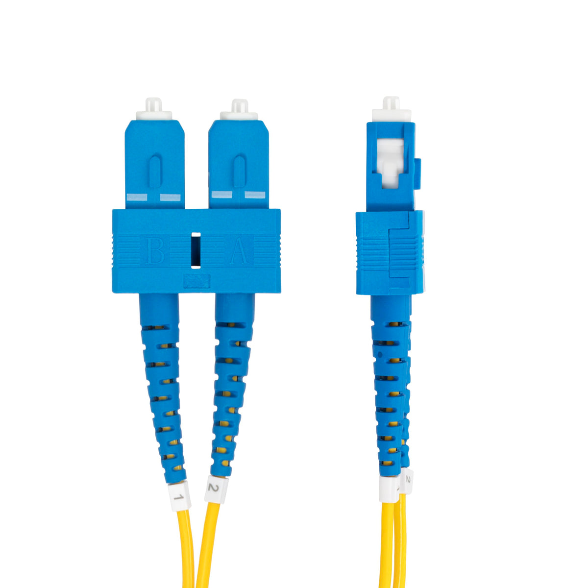 StarTech 32.8ft/10m OS2 Fiber Cable, SC to SC, 9/125 Duplex, LSZH
