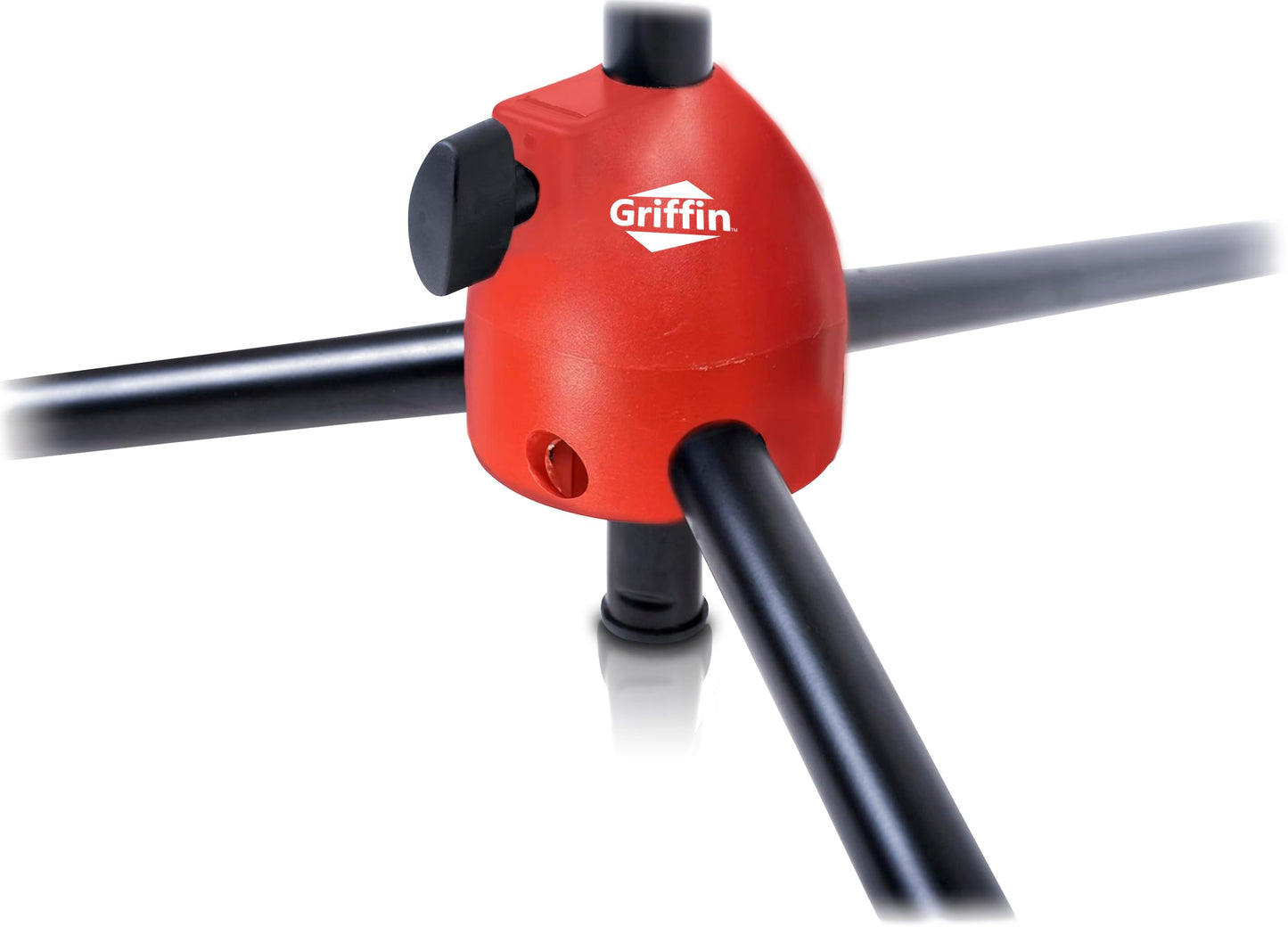 GRIFFIN 2 Pack Mic Boom Stands (StageLOCK Series) with Cardioid Microphones, XLR Cables & Clips - Telescoping Arm, Tripod Mount - Studio, Karaoke